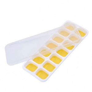 Ice Cube Trays 14-Ice Cube Trays with Spill-Resistant Removable Lid for Cocktail Freezer - Product Image 4