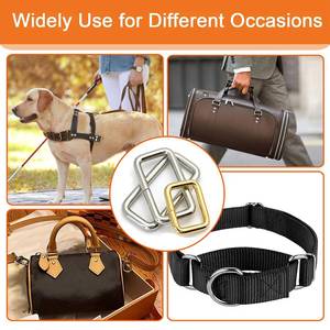 Conector de Hebilla Metálica Rectangular de Alta Calidad, Apto para Manualidades en Cuero, Bolsos, Cinturones y Herrajes para Calzado - Product Image 5