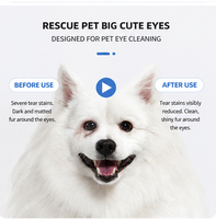 Gouttes nettoyantes pour les yeux des animaux de compagnie, solution naturelle à base de plantes pour les taches de larmes, sans alcool, sans parfum, pour les chats, les chiens, les fournitures de toilettage des animaux de compagnie, ODM personnalisé