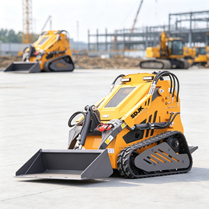 Chargeurs à moteur EPA neufs et économiques SDJK, machines de terrassement, petits camions de jardin, chargeurs à roues diesel à chenilles - Product Image 3