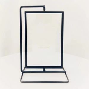 Bán buôn tùy chỉnh máy tính để bàn mạ hình chữ nhật văn phòng bàn Kim Loại Xoay khung ảnh cho hình ảnh Giá vẽ đứng khung ảnh - Product Image 1