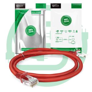 CAT5E/Cat6/CAT7 UTP CAT 6 <span class=keywords><strong>RJ</strong></span> <span class=keywords><strong>45</strong></span> 10m/50m/100m cordon de raccordement pour routeur d'ordinateur portable câble réseau RJ45 - Product Image 1
