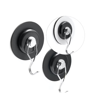 The One <strong>Magnetic</strong> Hook with Metal Nano Gel Pad in 7.5 cm White No <strong>Drilling</strong> or Screwing Again Flexible Use - Product Image 1
