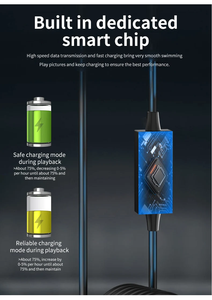 高速充電式L字型C VRリンクカメラデータケーブル信号ブースターチップブレイド無停電VRゲーム用コンピュータ - Product Image 4