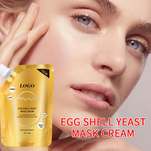 Produsen masker pelembap pencerah memberi nutrisi krim perawatan masker wajah ragi cangkang telur - Product Image 2