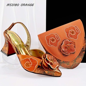 2025 <span class=keywords><strong>scarpe</strong></span> da donna di lusso Sexy alla moda all'ingrosso Mikemaycall <span class=keywords><strong>tacco</strong></span> alto Plus Size sandali e borse Set - Product Image 5