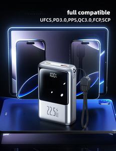 แบตสำรอง22.5วัตต์แบตเตอรี่สำรองความจุสูง10000มิลลิแอมป์20000มิลลิแอมป์ต่อชั่วโมงพร้อมแท่นชาร์จเร็ว Type <span class=keywords><strong>C</strong></span> PD สำหรับ <span class=keywords><strong>iPhone</strong></span> - Product Image 5