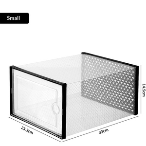 <span class=keywords><strong>Caja</strong></span> de Plástico Transparente para Exhibición de <span class=keywords><strong>Zapatos</strong></span>, Organizador de Almacenamiento de <span class=keywords><strong>Zapatos</strong></span> Apilable, <span class=keywords><strong>Caja</strong></span> de <span class=keywords><strong>Zapatos</strong></span> Plegable Transparente con Puerta Transparente - Product Image 5