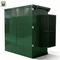 Transformateur triphasé monté sur socle 13,2 kV 480 V 225 kVA 250 kVA immergé dans l'huile, norme ANSI IEEE, transformateur de distribution extérieur