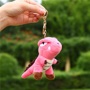 Fourniture transfrontalière populaire dinosaure porte-clés pendentif tyrannosaure Rex peluche jouet secouer voix suspendus ornements pour sac - Product Image 4