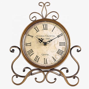 Đồng Hồ Thạch Anh Cổ Điển Trang Trí Bằng Kim Loại - Product Image 5