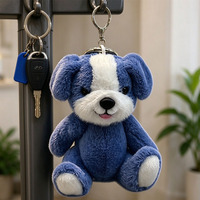 Porte-clés en peluche personnalisé, pendentif mascotte moelleux haut de gamme, porte-clés en peluche en gros, breloque unisexe pour sac et pochette