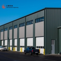 Bâtiment d'atelier préfabriqué en structure d'acier de haute qualité, entrepôt, bâtiment métallique préfabriqué pour le stockage