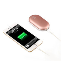 Portátil 5200mAh recargable USB C calentador eléctrico calentador de manos banco de energía para exteriores invierno cargador de batería de Metal para calor