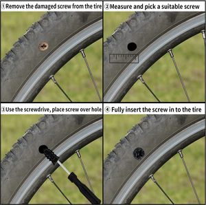 Kit <span class=keywords><strong>de</strong></span> 30 Piezas para Reparación <span class=keywords><strong>de</strong></span> Neumáticos con Tapones <span class=keywords><strong>de</strong></span> Goma <span class=keywords><strong>de</strong></span> 2 Tamaños para Neumáticos sin Cámara, Herramientas <span class=keywords><strong>de</strong></span> Reparación Rápida <span class=keywords><strong>de</strong></span> Neumáticos - Product Image 6