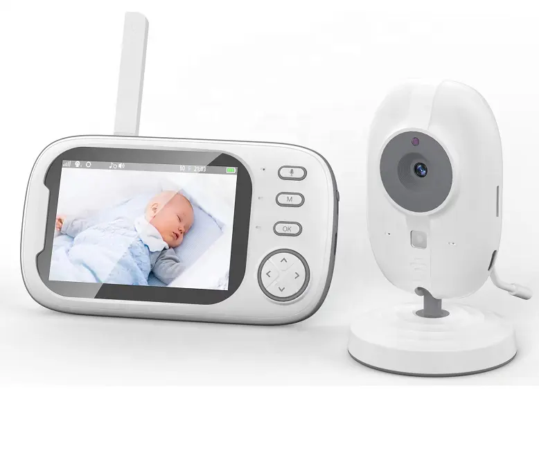 VB603Pro 720P HD 3,5-Zoll-Bildschirmtemperatur mit Cry-Sound-Erkennung Zwei-Wege-Gespräch 2,4G drahtlose Baby-Telefon kamera Baby phone