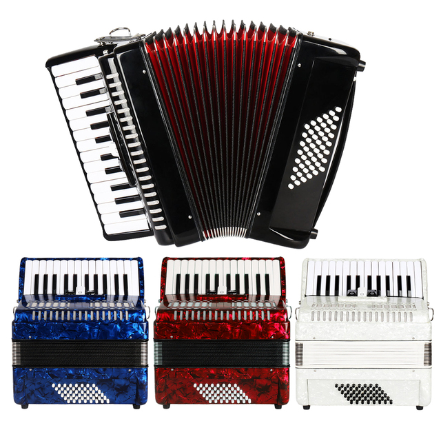 IRIN Factory 26 Key 48 Bass 3 Chorus Record Keyboard Concertina Musical Instruments Level Gig Professional Accordion
