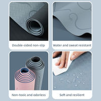 Tapis de yoga TPE Tapis de yoga durables et flexibles pour les amateurs de fitness