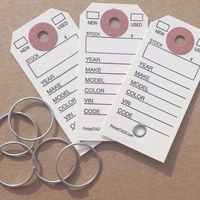 Impression personnalisée autocollant privé métal vêtement vêtements étiquette volante RFID prix papier étiquette volante Logo emballage étiquettes pour vêtements
