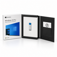 Windows 10 Professionnel en Boîte avec Clé USB et Clé d'Activation, Activation Mondiale en Anglais, Garantie de 6 Mois