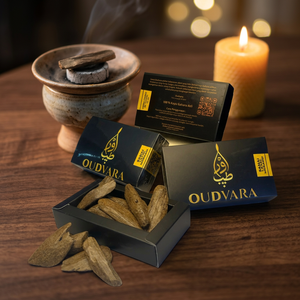 AuthenticSanai Layal Merauqi 50g Écorce d'Oudh Pure avec Arôme Terrestre Épicé, Aromatique Longue Durée, Pour Toutes Saisons, Rituels Spirituels à Domicile - Product Image 1