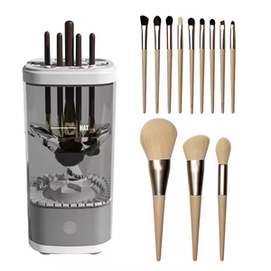 Limpiador de brochas de maquillaje Usb, limpiador de rotación automática para limpieza profunda, licuadora de lavado giratoria portátil - Product Image 4