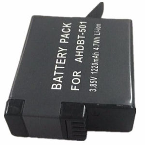 <span class=keywords><strong>Gopro</strong></span> Hero <span class=keywords><strong>5</strong></span> Batterie 1220mAh Batterie Rechargeable pour <span class=keywords><strong>Gopro</strong></span> Hero5 Noir Accessoires Pour Caméra Sport - Product Image 1