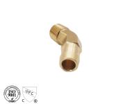 Coude de tuyauterie en laiton à basse pression, raccord barb x mâle (OD*MIP) 45 degrés
