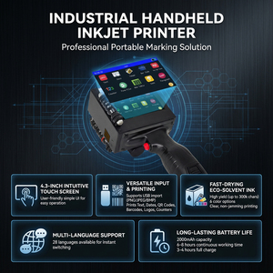 25,4mm Handgehaltener Tintenstrahldrucker für Datumskodierung Chargennummer Verwendet für Flexmaterial Papierbox-Produktion Tintenstrahldrucker - Product Image 4