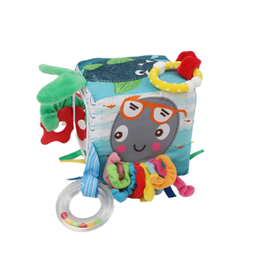 Jouets de bébé, <span class=keywords><strong>Cube</strong></span> pour enfants, apprentissage précoce de l'océan, animaux doux, active, stimule les sens - Product Image 3