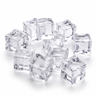 Moule à glaçons carrés réutilisables en PMMA coloré – Breloques transparentes de haute qualité de 20 mm (2 cm/2,5 cm/3 cm) – Plusieurs tailles pour boissons