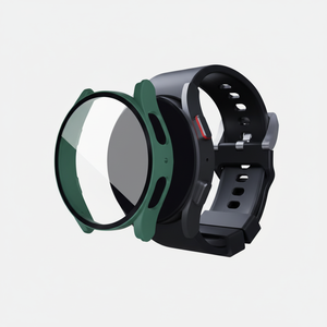 เคสกระจกนิรภัยแบบรวมทุกอย่างสำหรับ Samsung Galaxy Watch 5พร้อมฟิล์มใสสำหรับสมาร์ทวอทช์ - Product Image 1