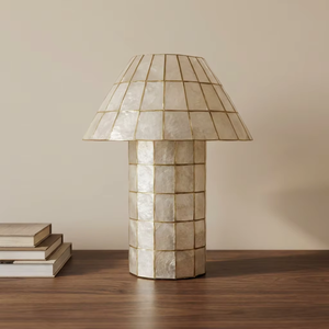 Lámpara de <span class=keywords><strong>Mesa</strong></span> Moderna de Mármol con Marco Metálico de Mosaico en Forma de Hongo, Lámpara de Noche para Dormitorio, Sala de Estar, Hotel, <span class=keywords><strong>Estudio</strong></span>, Villa, Decoración del Hogar - Product Image 3