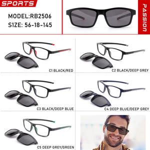 Gafas <span class=keywords><strong>de</strong></span> <span class=keywords><strong>sol</strong></span> deportivas <span class=keywords><strong>con</strong></span> logotipo personalizado TR90 <span class=keywords><strong>para</strong></span> hombre, gafas magnéticas, <span class=keywords><strong>lentes</strong></span> polarizadas, atributo óptico UV400 <span class=keywords><strong>para</strong></span> actividades al aire libre - Product Image 4