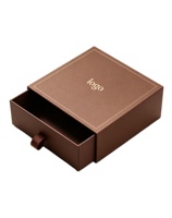 Boîte d'emballage pour bijoux et montres en carton gris avec logo personnalisé, feuille d'or, boîtes rigides écologiques, gaufrage, recyclé