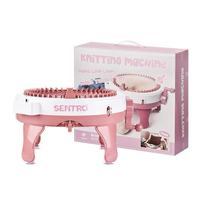 Machine à tresser DIY populaire pour enfants, grande taille, 48 aiguilles, cylindre étoile, machine à tricoter manuelle pour filles, modèle RY 023, en plastique