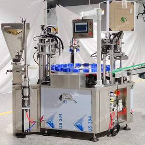 Lienm mỹ phẩm điền máy làm đầy, đóng nắp, ghi nhãn, mã hóa, truyền đạt, và chai nhận được mỹ phẩm điền dòng - Product Image 4