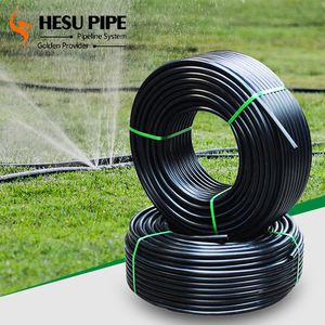 OEM 16-90mm Pn16 SDR11 tubo dell'acqua in plastica nera rotolo flessibile PE tubo a goccia tubo di <span class=keywords><strong>irrigazione</strong></span> in plastica in polietilene HDPE tubo - Product Image 1