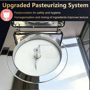 Combo Batch Freezer Gelato Machine With Pasteurizer Ice Cream <b>Maker</b> Hard Ice Cream Machine Commercial Maquina De Helado Duro - Product Image 3