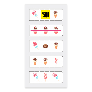 Prix usine impression personnalisée tirette carte bonbons thème cinq fenêtres casser ouvrir tirette billets à vendre - Product Image 5