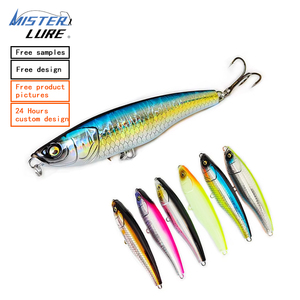 MISTER LURE H057 110mm 50g 3D olhos artificiais plástico duro isca submersa água pesca lápis isca - Product Image 1