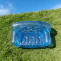 Vente directe d'usine, canapé gonflable transparent personnalisé pas cher pour salon et extérieur, en vente