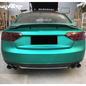 Becquet arrière de voiture en Fiber de carbone, aileron postérieur adapté à la <span class=keywords><strong>Audi</strong></span> A5 B8 8T coupé 2DR, kit au meilleur <span class=keywords><strong>prix</strong></span> 2007-2013, no mt - Product Image 4