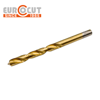 EUROCUT Tatain 6542 HSS outils de perçage droits forets hélicoïdaux en titane pour métal