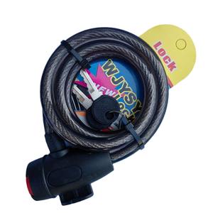 Candado de cable para bicicleta, cable de metal duradero de 11x1050mm con llaves para seguridad de bicicletas de montaña - Product Image 5