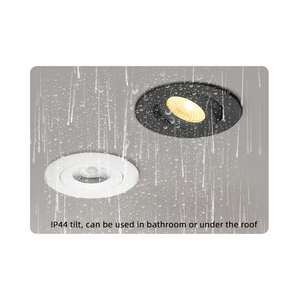 8W <span class=keywords><strong>LED</strong></span> tri-màu <span class=keywords><strong>Dimmer</strong></span> 4 inch hiện đại Downlight 3cct nhôm trần ánh sáng tại chỗ IP44 đánh giá lựa chọn màu sắc cho phòng khách - Product Image 3