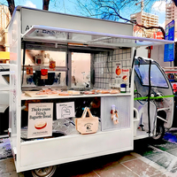 Fabriek Outlet Multifunctionele Mobiele Elektrische Fastfood Snack Drank Drinkt Ijs Koffie Driewieler Driewieler Driewieler
