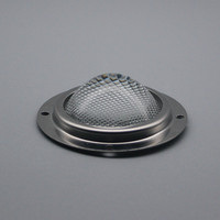 Collimateur LED transparent en verre de 50 mm, lentille COB à 60 degrés