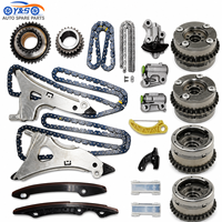 طقم جديد من 21 قطعة لسلسلة التوقيت و4 قطع من تروس VVT لسيارات مرسيدس GL450/ML350/E400/E320/GLS400 3.0T M276.820.821 من الفولاذ السبائكي