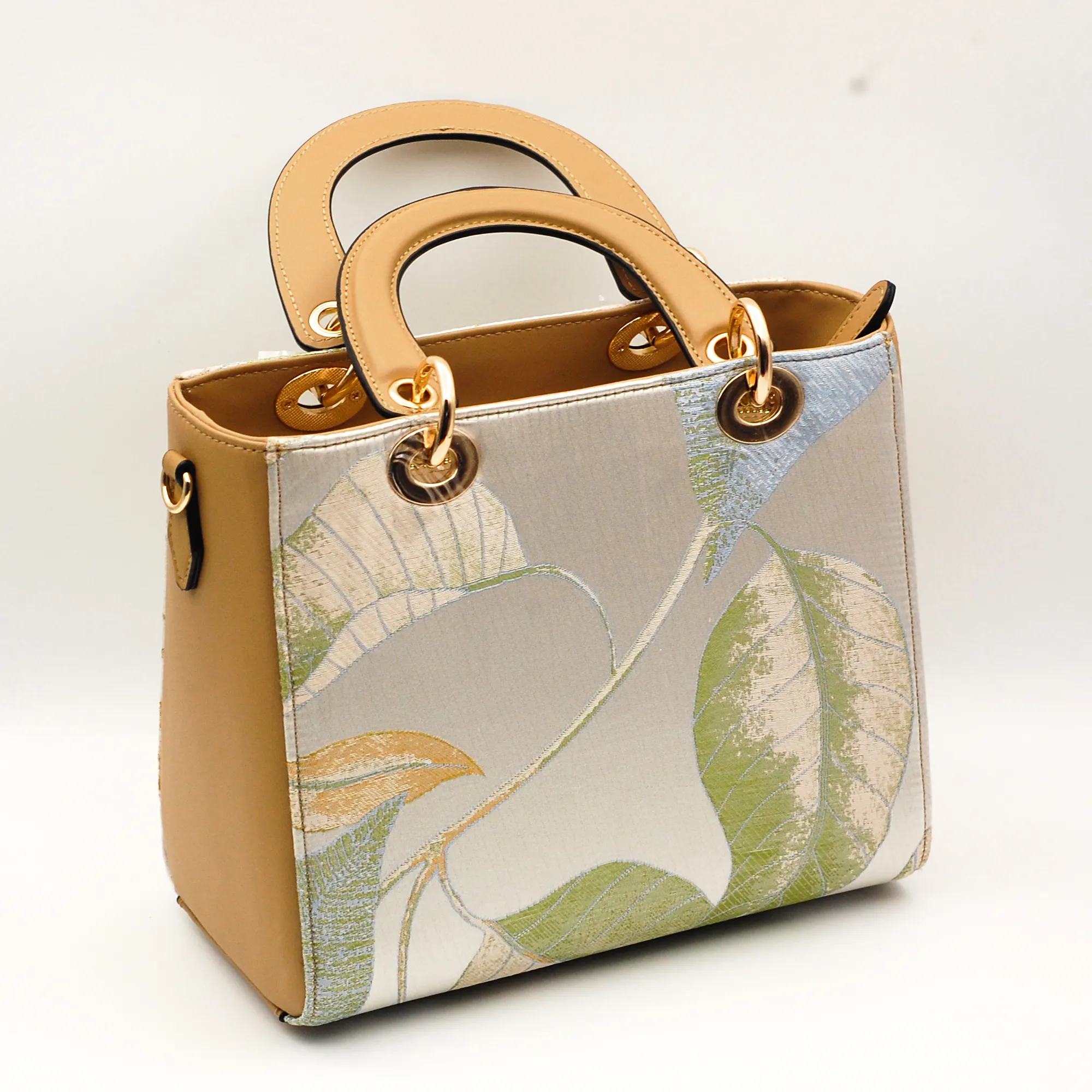 Luxury Silk Fabric Capacity Messenger Leather Tote Bag Women Handbag Single Strap Shoulder Bag Bolsa Feminina